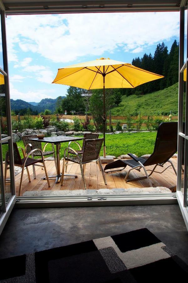 Ferienwohnung Almflair Chalet Thiersee Bagian luar foto